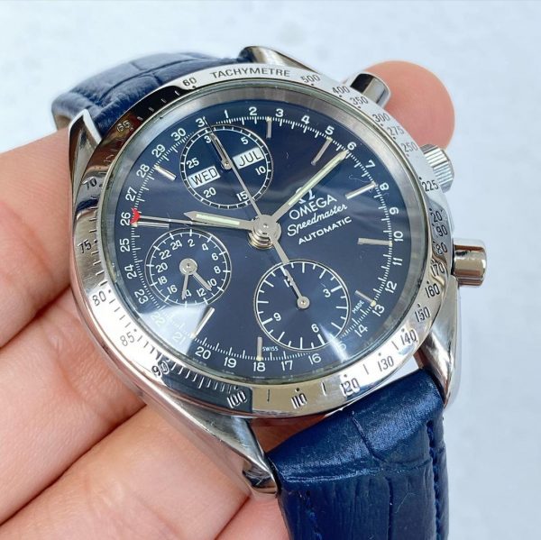 Omega Speedmaster Tripledate Blue Dial