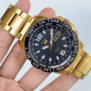 Seiko 5 Sports Gold Daydate