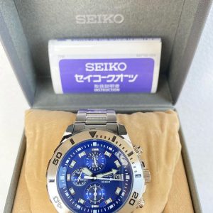 Seiko Blue Chronograph