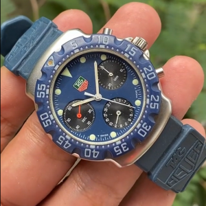 Tag Heuer Vintage Chrono Blue Dial