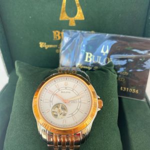 Bulova Open Heart Twotone