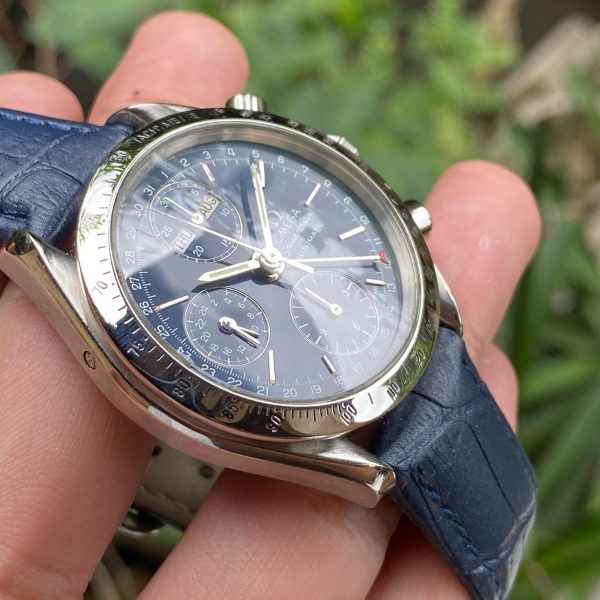 Omega Speedmaster Tripledate Blue Dial