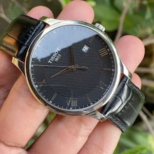 Tissot Blad Dial Dress Watch