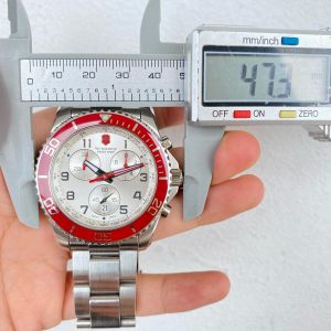 Victorinox Red Bezel Chronograph