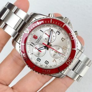 Victorinox Red Bezel Chronograph