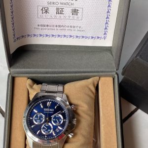 Seiko Panda Jdm Blue Dial Chronograph