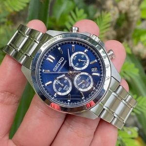 Seiko Panda Jdm Blue Dial Chronograph