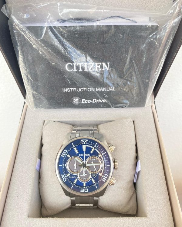 Citizen Eco-Drive Blue Chronograph