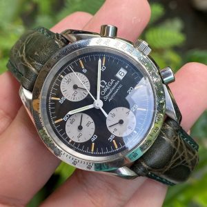 Omega Speedmaster Reverse Panda Dial Pumkin Patina