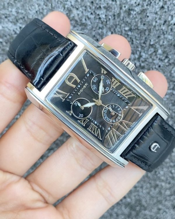 Aigner Rectangular Tank Chronograph