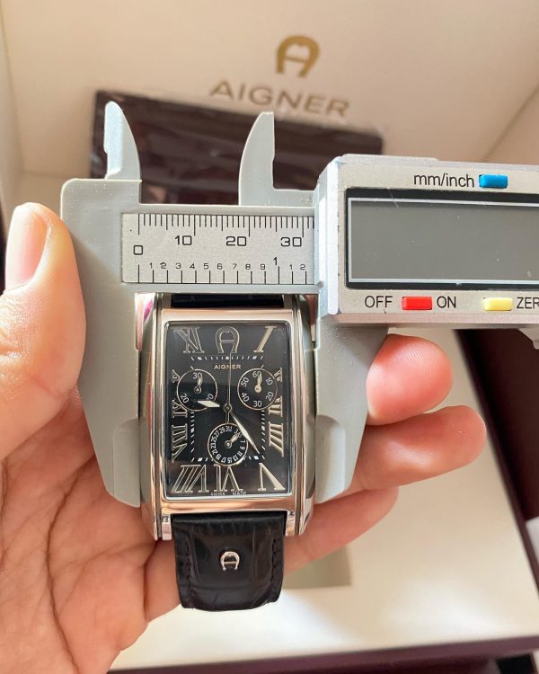 Aigner Rectangular Tank Chronograph