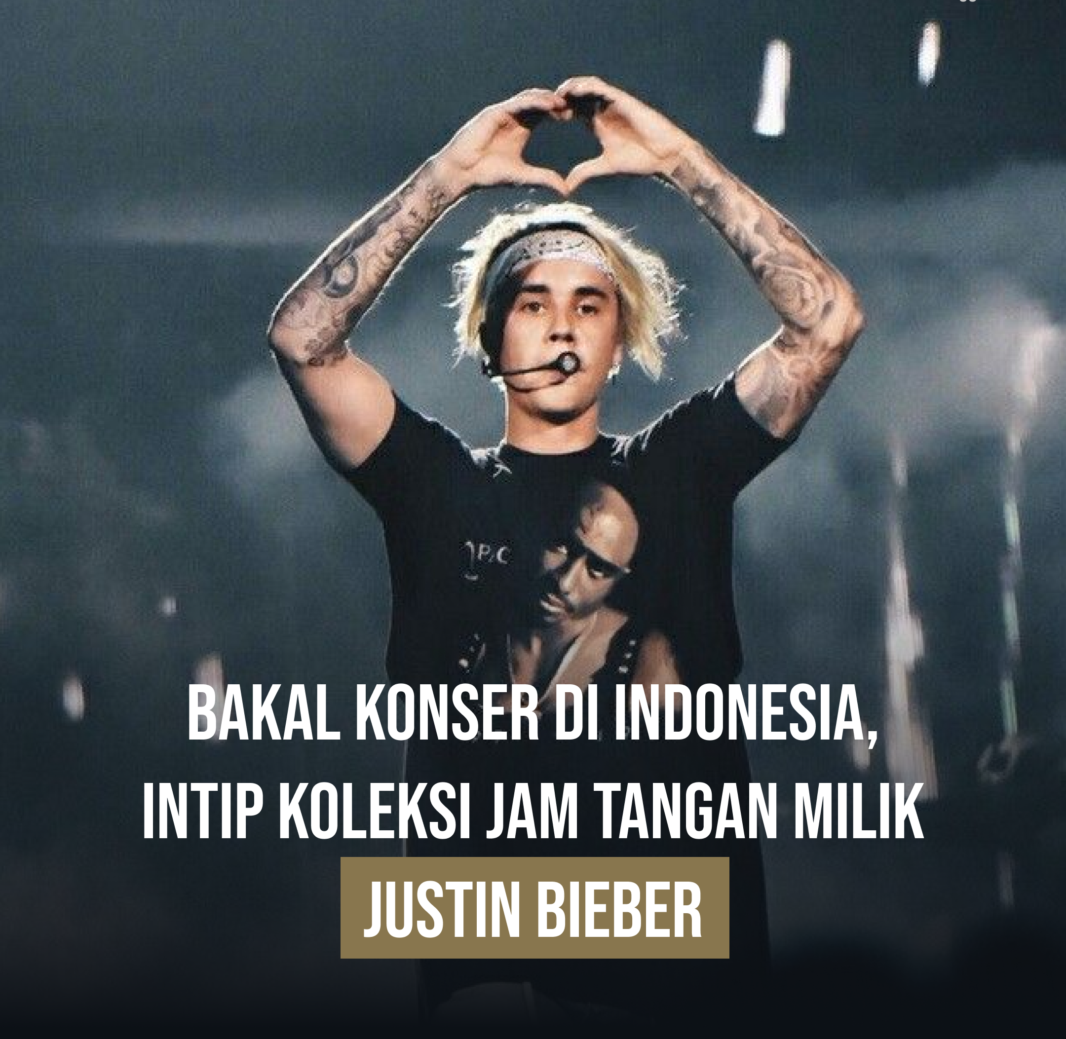 Jam Tangan Justin Bieber