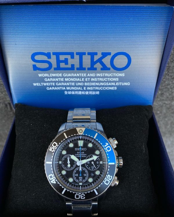 Seiko Solar Batman