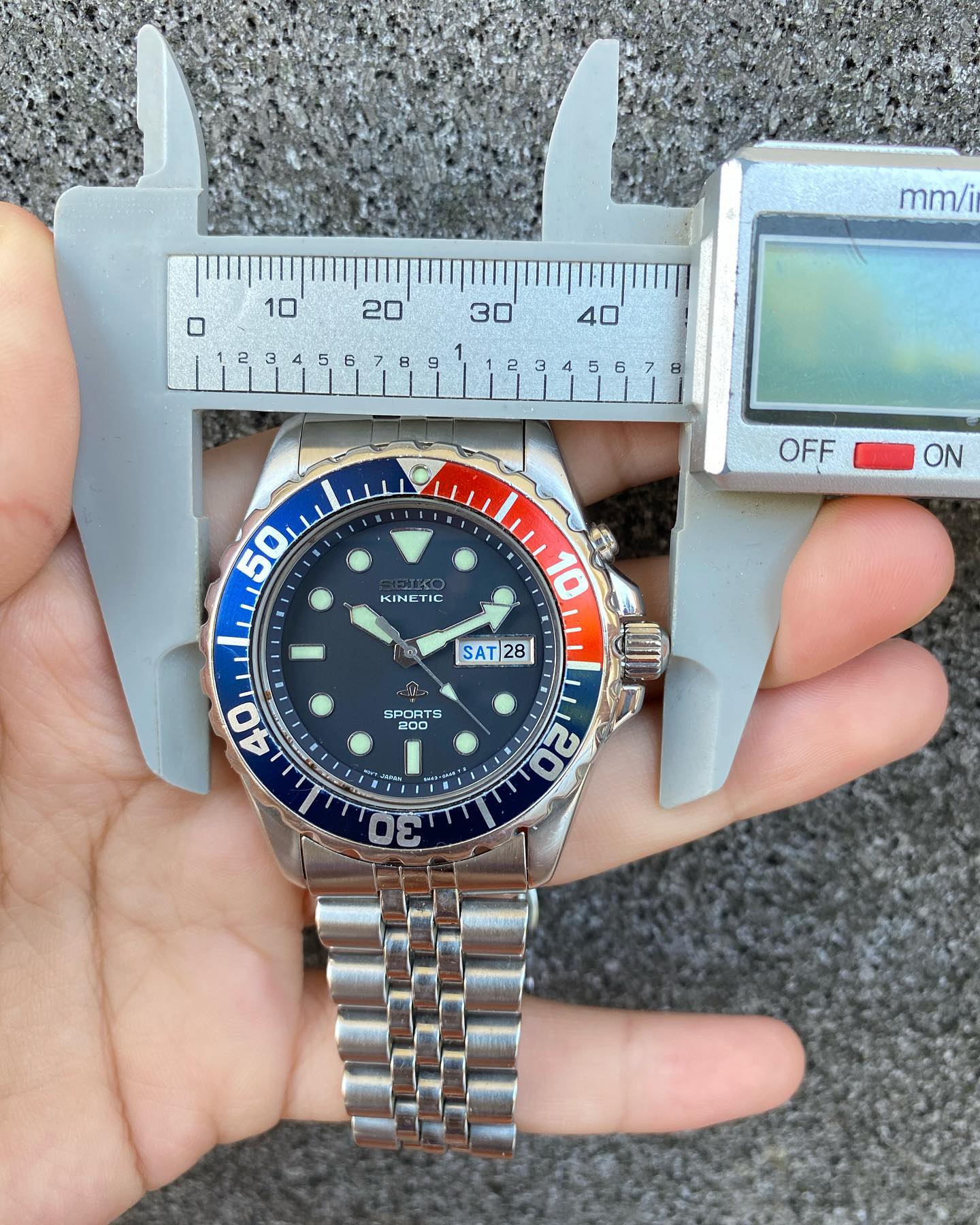 Seiko 2024 kinetic pepsi