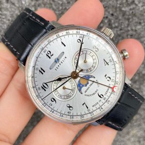 Zeppelin Moonphase White Dial