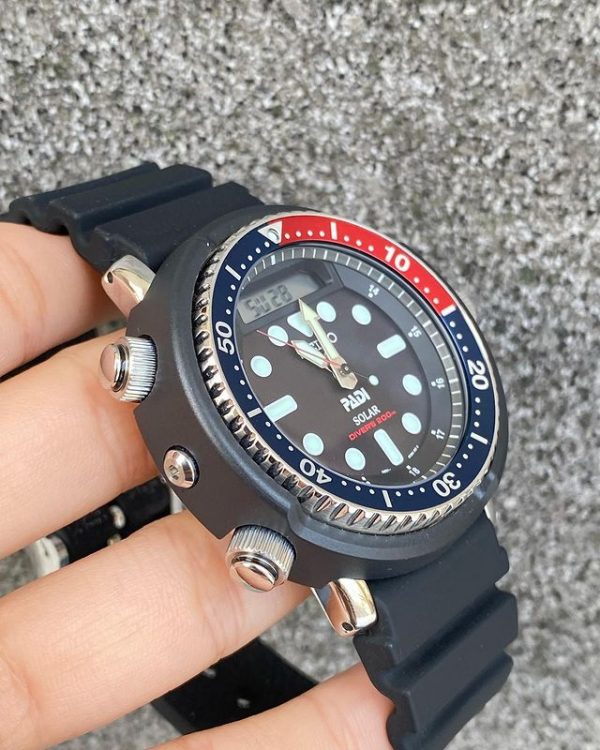 Seiko SNJ027 Solad Padi Pepsi Bezel