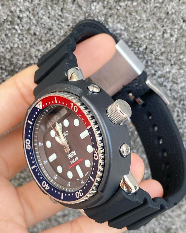 Seiko SNJ027 Solad Padi Pepsi Bezel