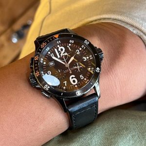 Hamilton Chronograph Black Orange