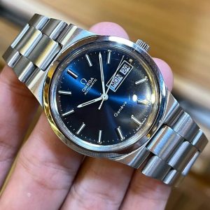 Omega Geneve Daydate Blue Dial