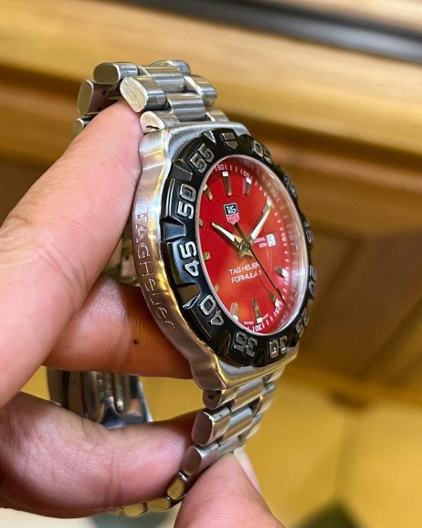 Jual Jam Original Tag Heuer F1 WAH1112 Red Dial