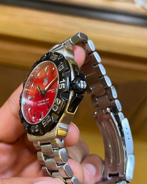 Jual Jam Original Tag Heuer F1 WAH1112 Red Dial