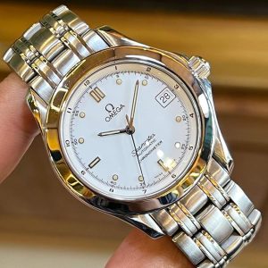 Jual Jam Original Omega Seamaster Chronometer Date White Dial