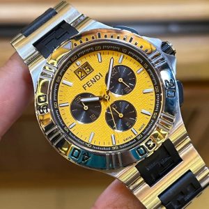 Jual Jam Vintage Fendi Panda Yellow