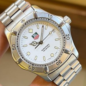 Jual Jam Vintage Tag Heuer 2000 White Dial