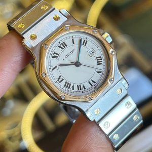 Jual Jam Vintage Cartier Santos Octagon