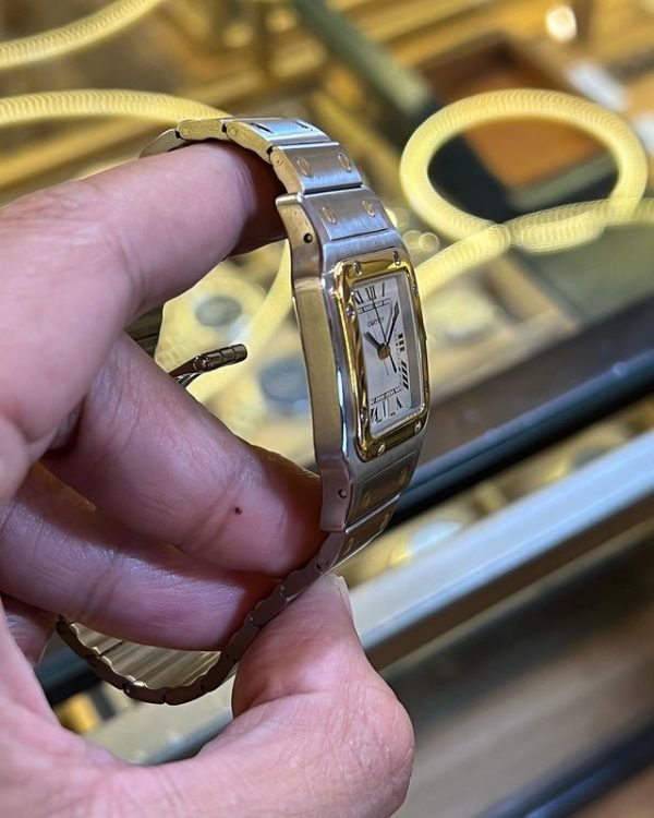 Jual Jam Vintage Cartier Santos Galbee