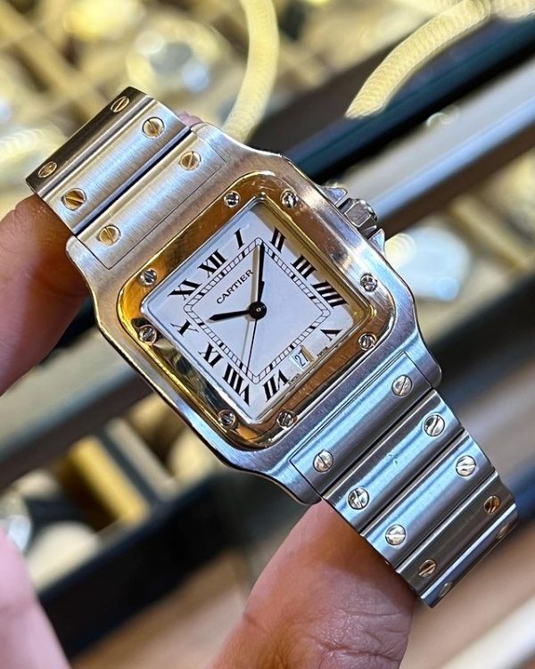 Jual Jam Vintage Cartier Santos Galbee