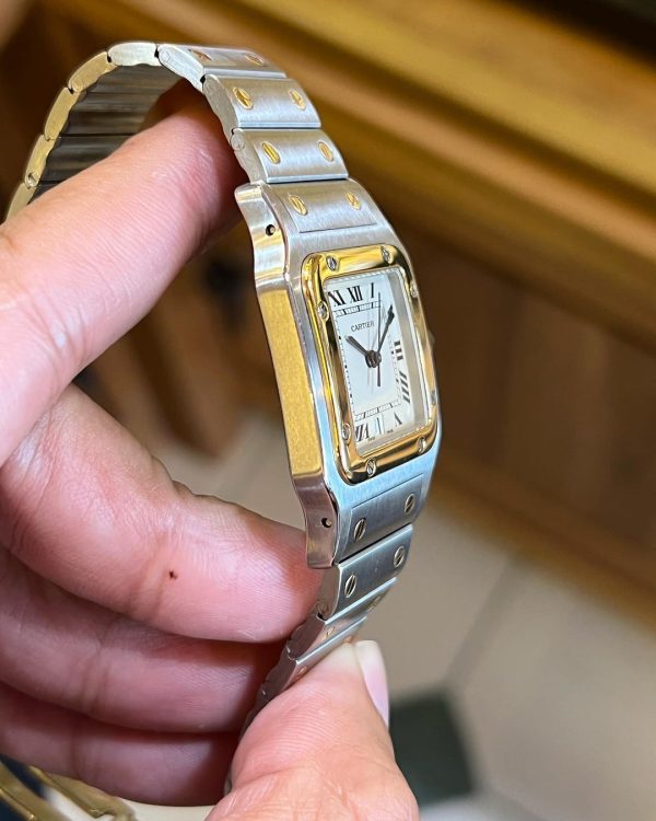 Jual Jam Vintage Cartier Santos Galbee