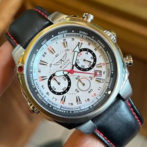 Jual Jam Vintage Aviator Chrono Worldtimer