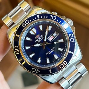 Jual Jam Vintage Orient Divers Blue Daydate