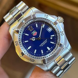 Jual Jam Vintage Tag Heuer WK1113 Blue Dial