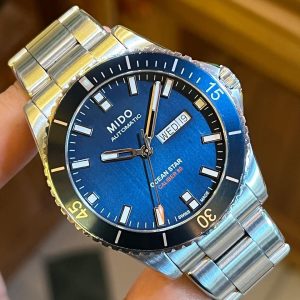 Jual Jam Vintage Mido Orean Star Calibre 80 Blue