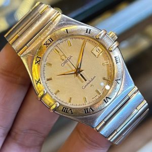 Jual Jam Vintage Omega Constellation Twotone