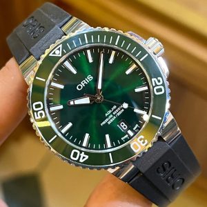 Jual Jam Vintage Oris Aquis Green Dial