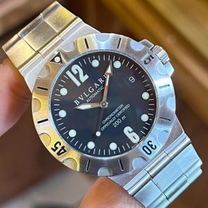 Jual Jam Vintage BVLGARI Diagono Scuba SD38S