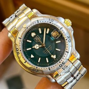 Jual Jam Vintage Tag Heuer 6000 Green Dial