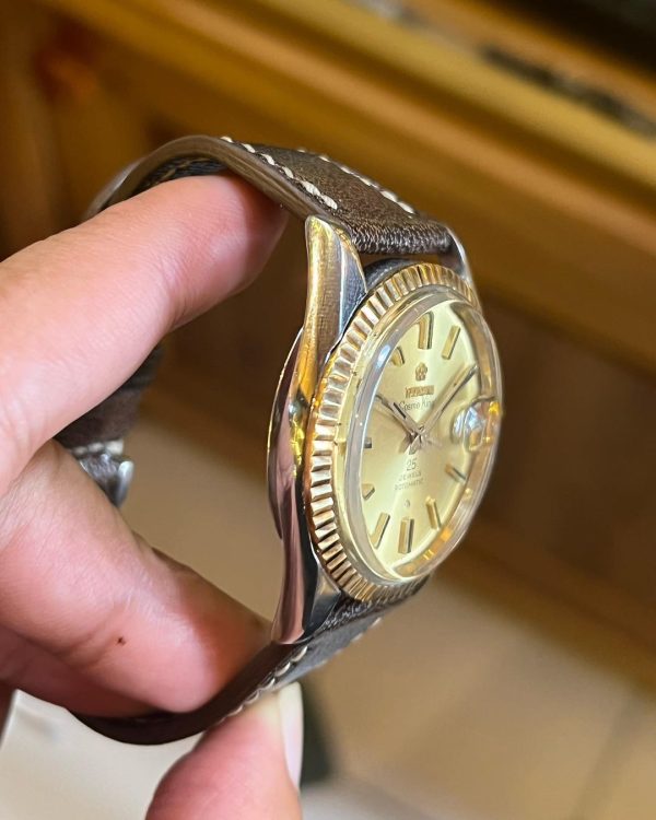 Jual Jam Vintage Titoni Cosmo King 14K