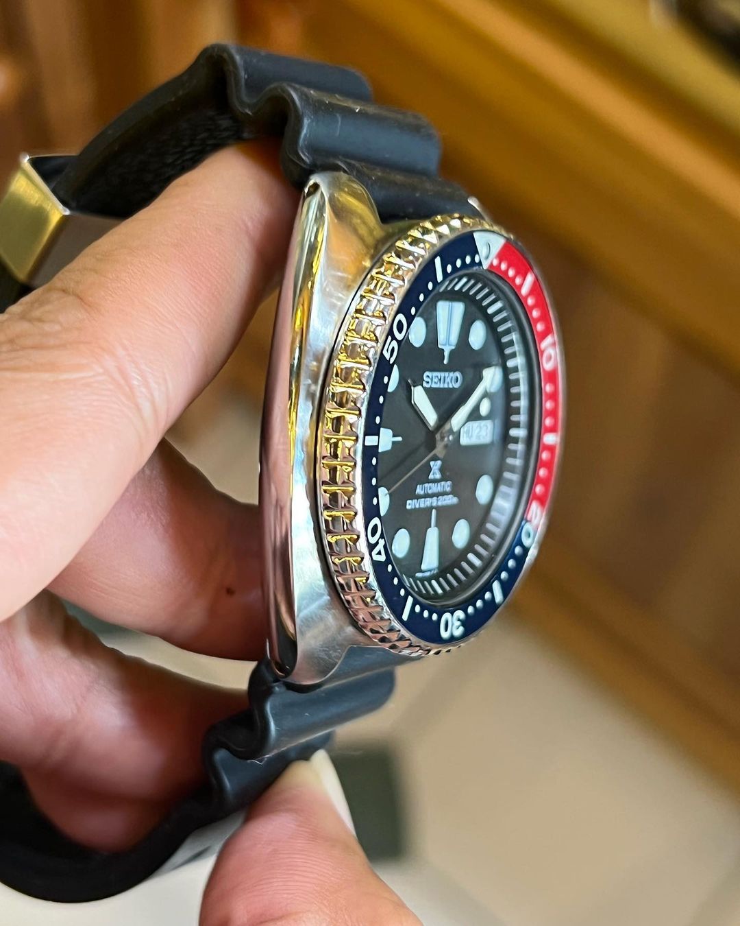 Jual Jam Vintage Seiko Turtle Pepsi