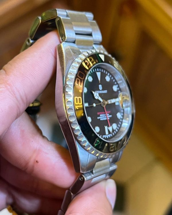 Jual Jam Vintage Steinhart Ocean One GMT left