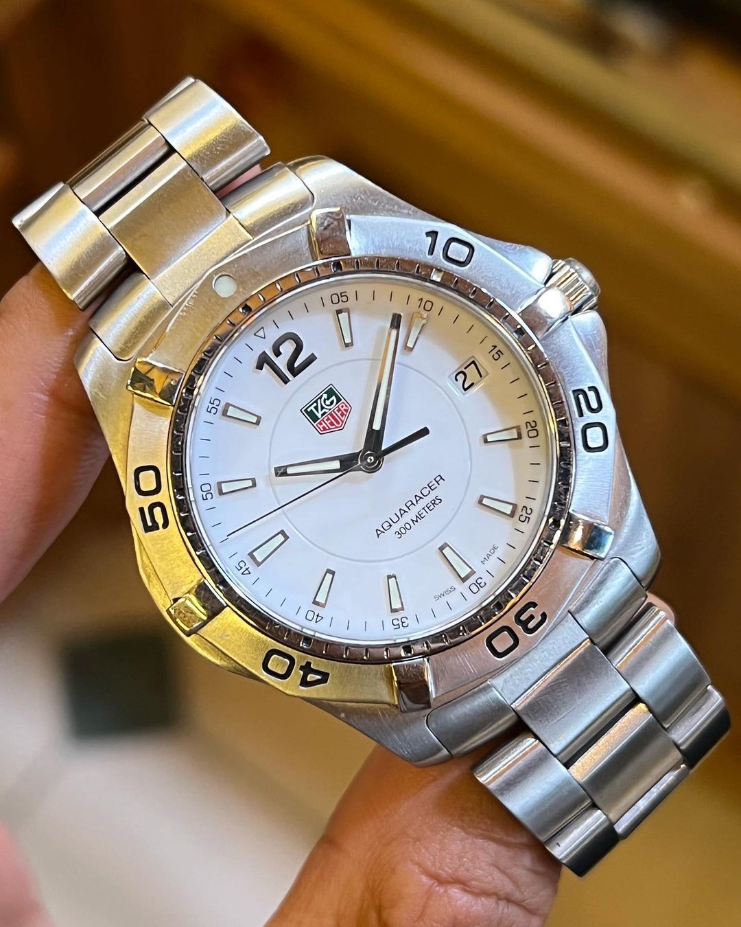 Jual Jam Vintage Tag Heuer Aquaracer WAF1111
