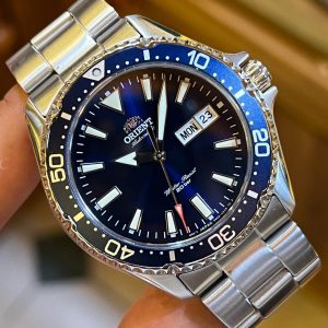 Jual Jam Vintage Orient Mako Blue Daydate