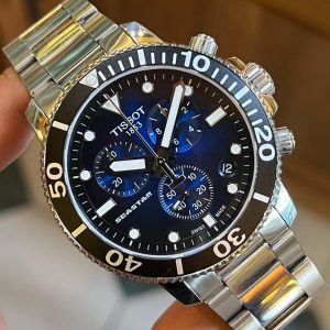 Jual Jam Vintage Tissot Seastar Blue Chronograph