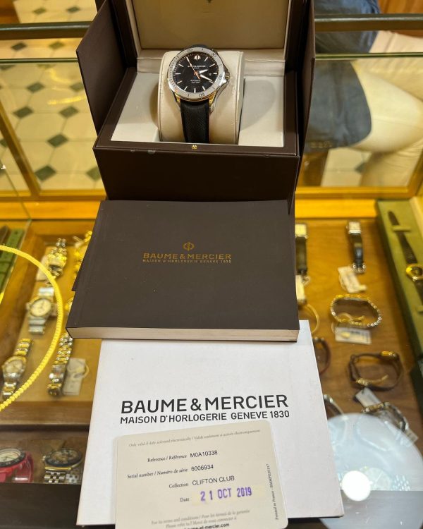 Jual Jam Vintage Baume & Mercier Clifton box