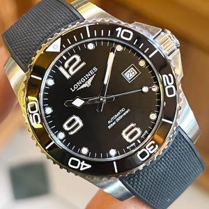 Jual Jam Vintage Longines Hydroconquest Black Dial