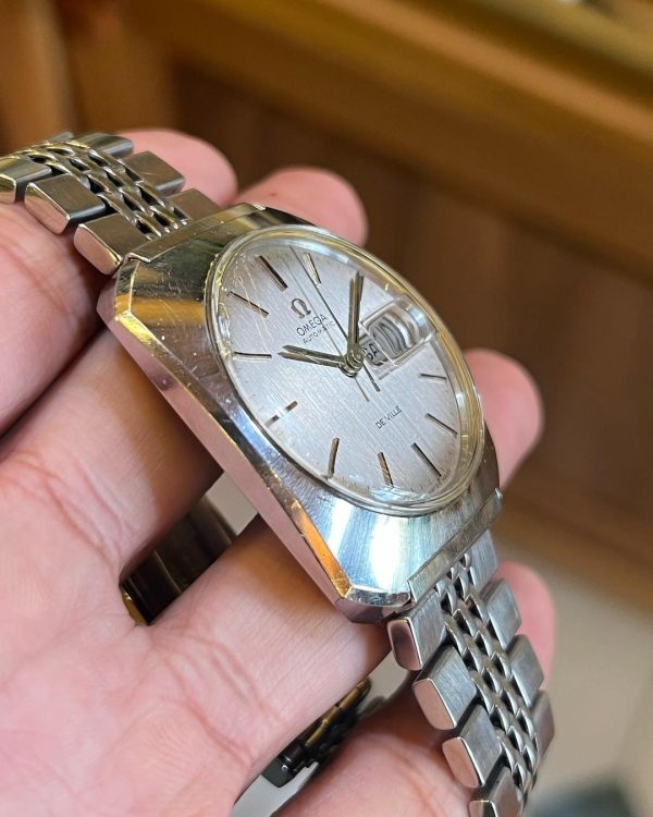 Jual Jam Vintage Omega De Ville Daydate left