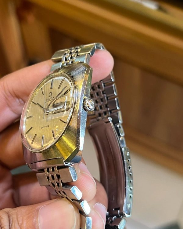 Jual Jam Vintage Omega De Ville Daydate right